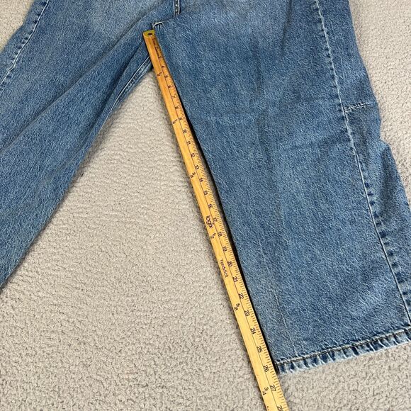 Aeropostale Barrel Jean Women 16 Wide Leg Denim Streetwear Loose Baggy 36x26 - Picture 13 of 16